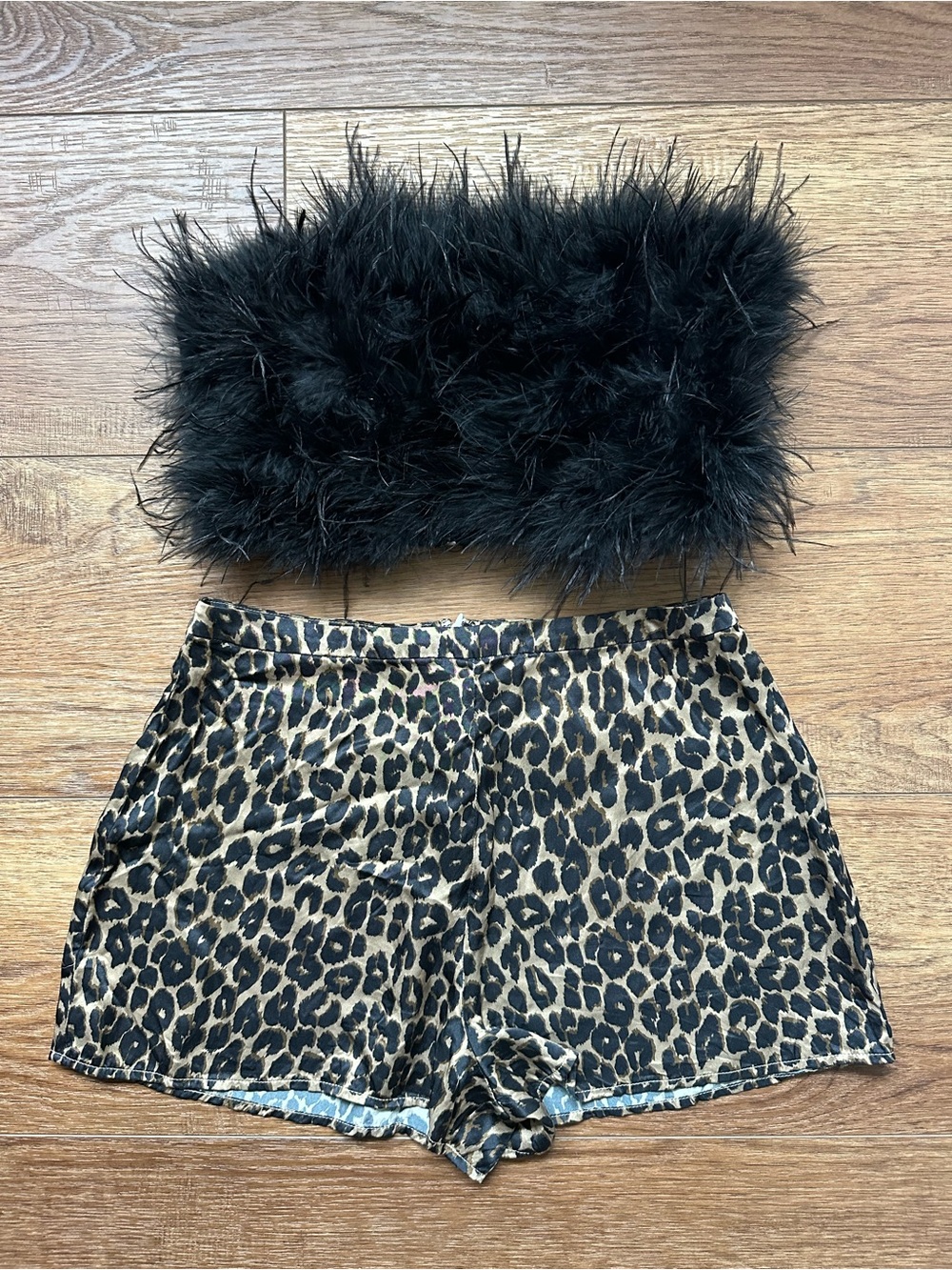 Black Feather Top